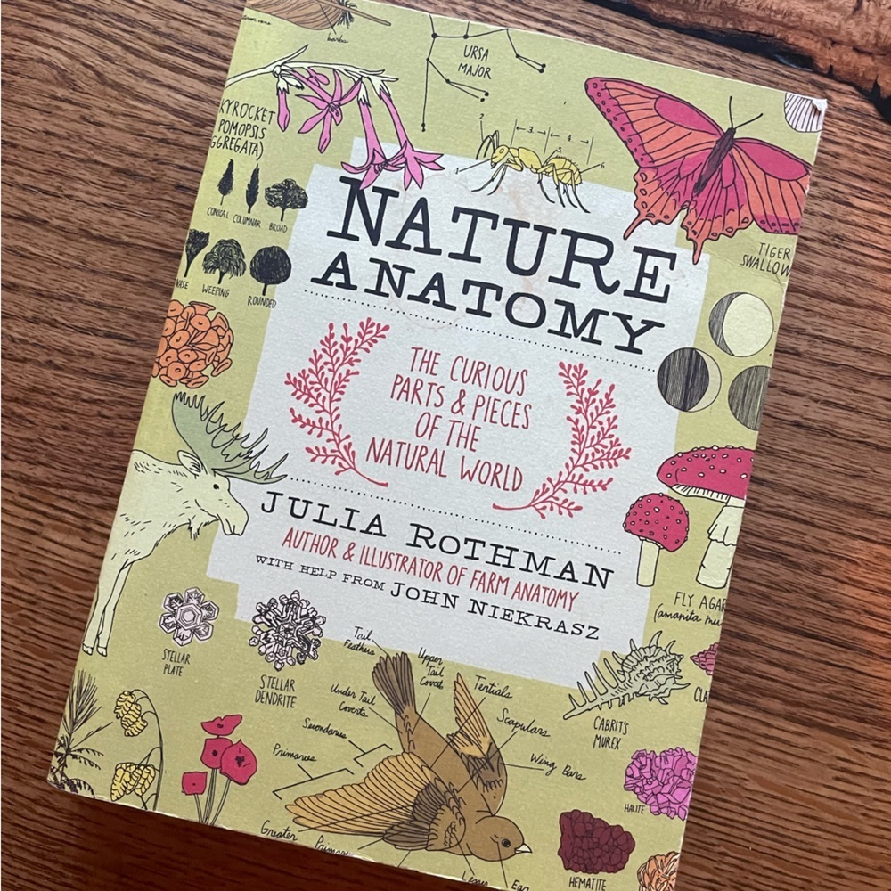 Nature Anatomy by Julia Rothman book. Excellent condition.